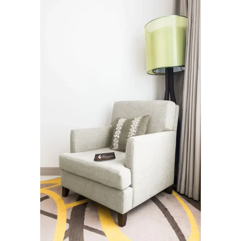 Modern Lugano Arm Chair | 12 Colours Available CRUZ INTERNATIONAL